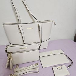 Handbags for Women Fashion Tote Shoulder Bags Top Satchel Purses 4pcs Handbag Set.

Pls swipe photos to see other details

Used Like New, In very good