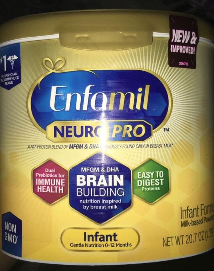 Infant neuro pro formula/leche enfamil
