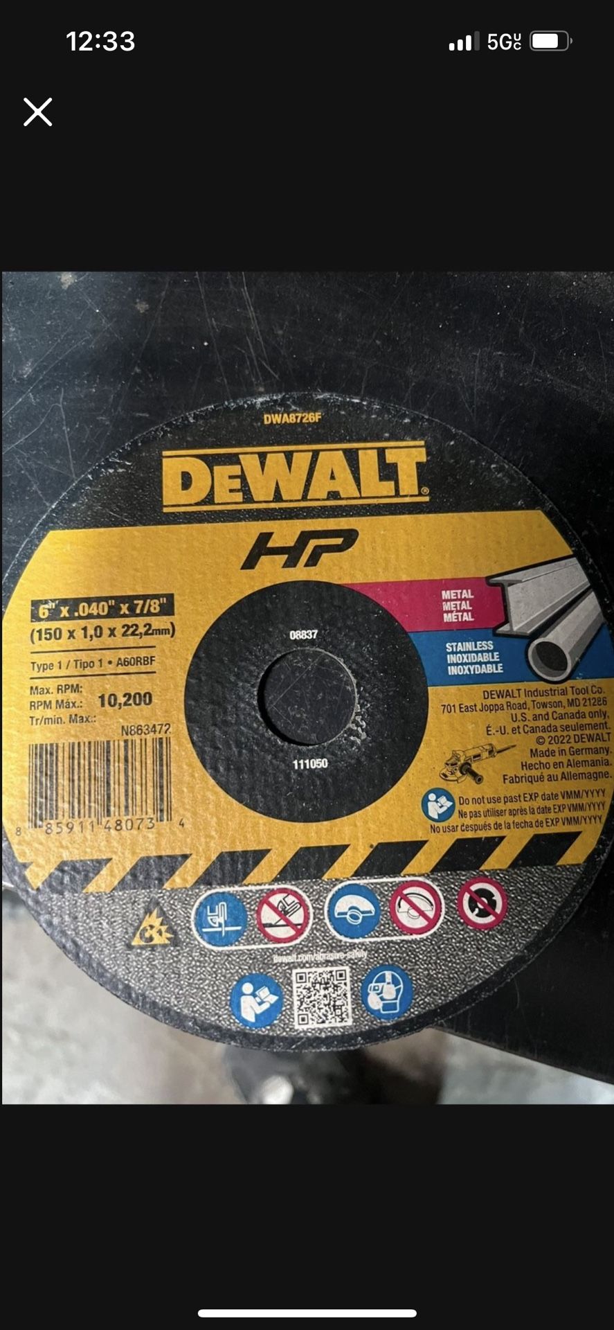 50 Cutting Wheels (6 Inch)