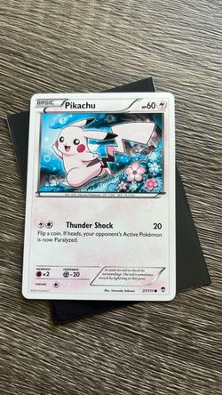 Pikachu Ink Error Pokemon Card