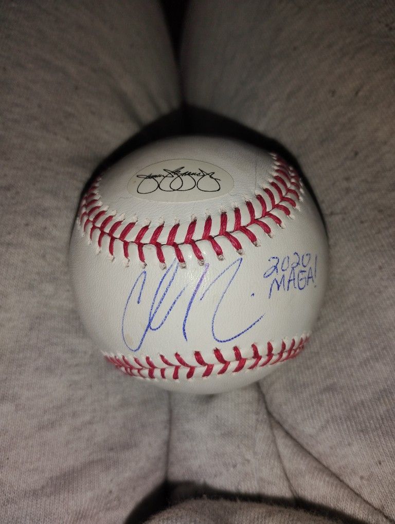 Charlie Kirk JSA Hologram Autograph Signed ROMLB Baseball Usa