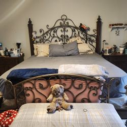 King size bedroom set.