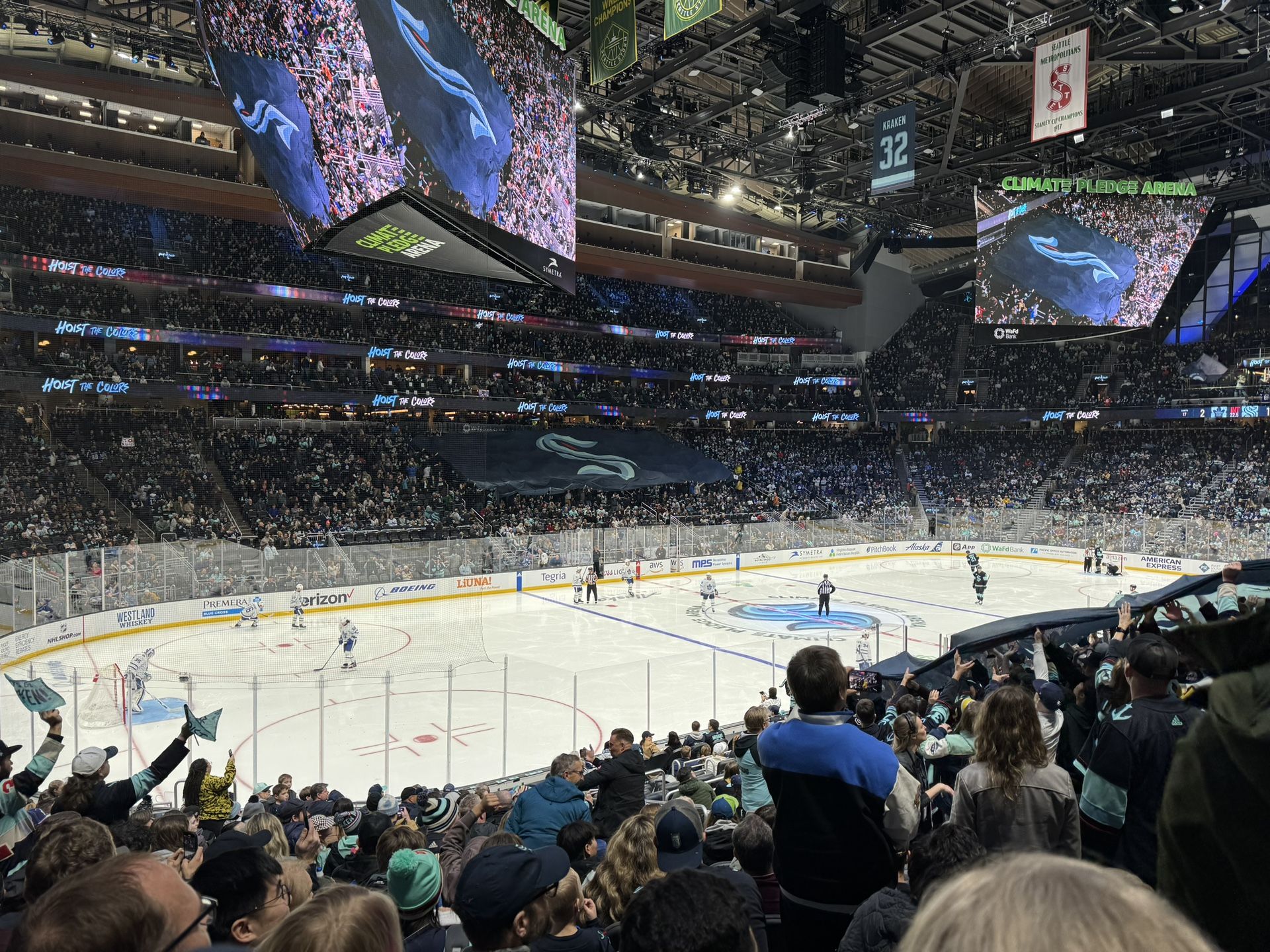 Seattle Kraken V Washington Capitals - Lower bowl