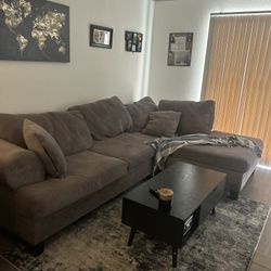 Large Sectional Couch And Chair