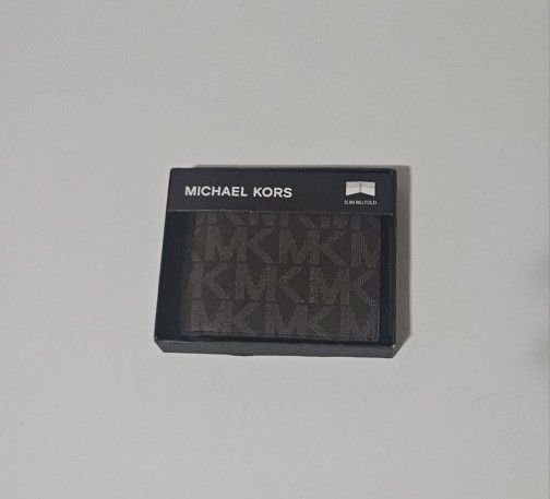 Michael Kors Sim Bi-fold Brown Wallet