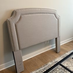 Queen Headboard, Frame, and Box Spring