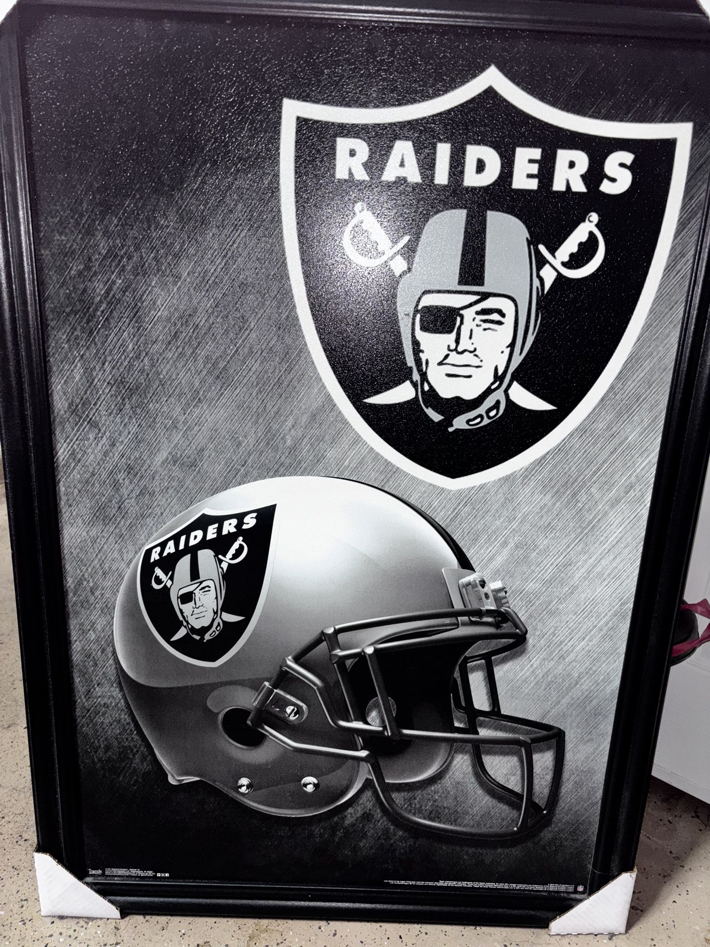 Raiders Framed Poster