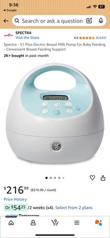 Spectra S1 Plus Electric Breast Pump