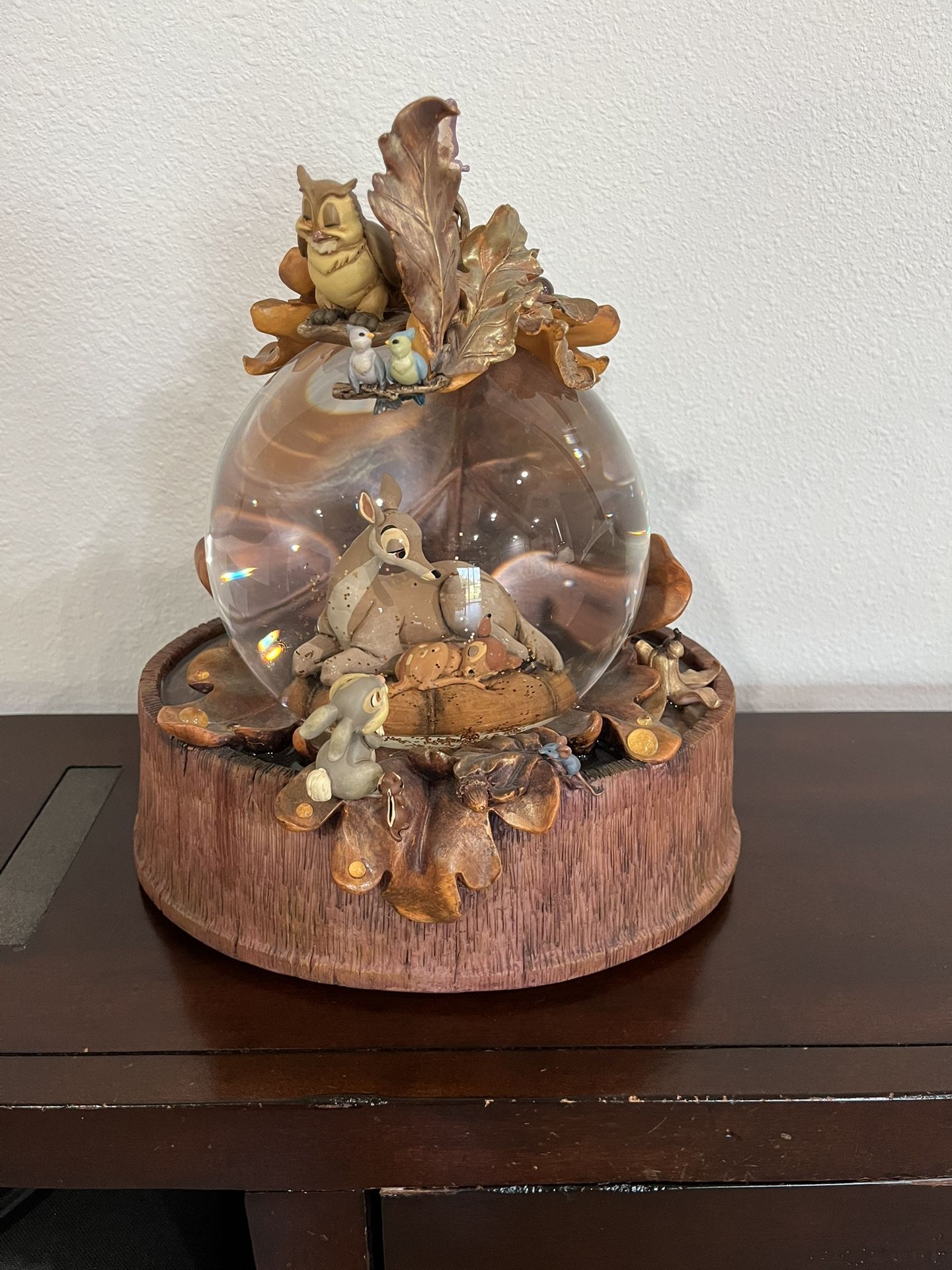 Bambi Disney Musical Snow Globe