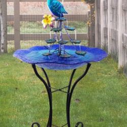 Brand New Peacock Water Fountain 