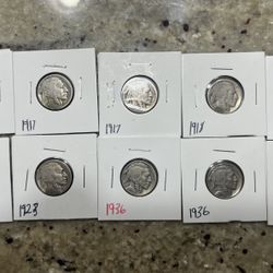 Buffalo and other Nickel  Coins