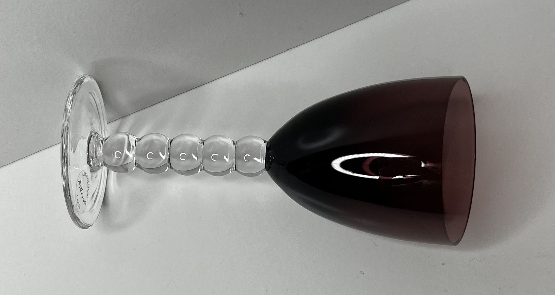 monogram wine glass Engraved Stemmed Wine Glass  PAPER AFFAIR DALLAS