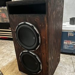 JL Audio W6v2 with wooden ported box