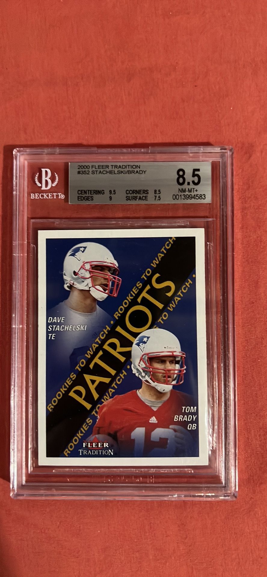 Tom Brady Rookie Card
