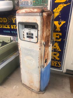 Vintage gas pump