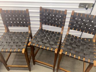Three Counter Chairs