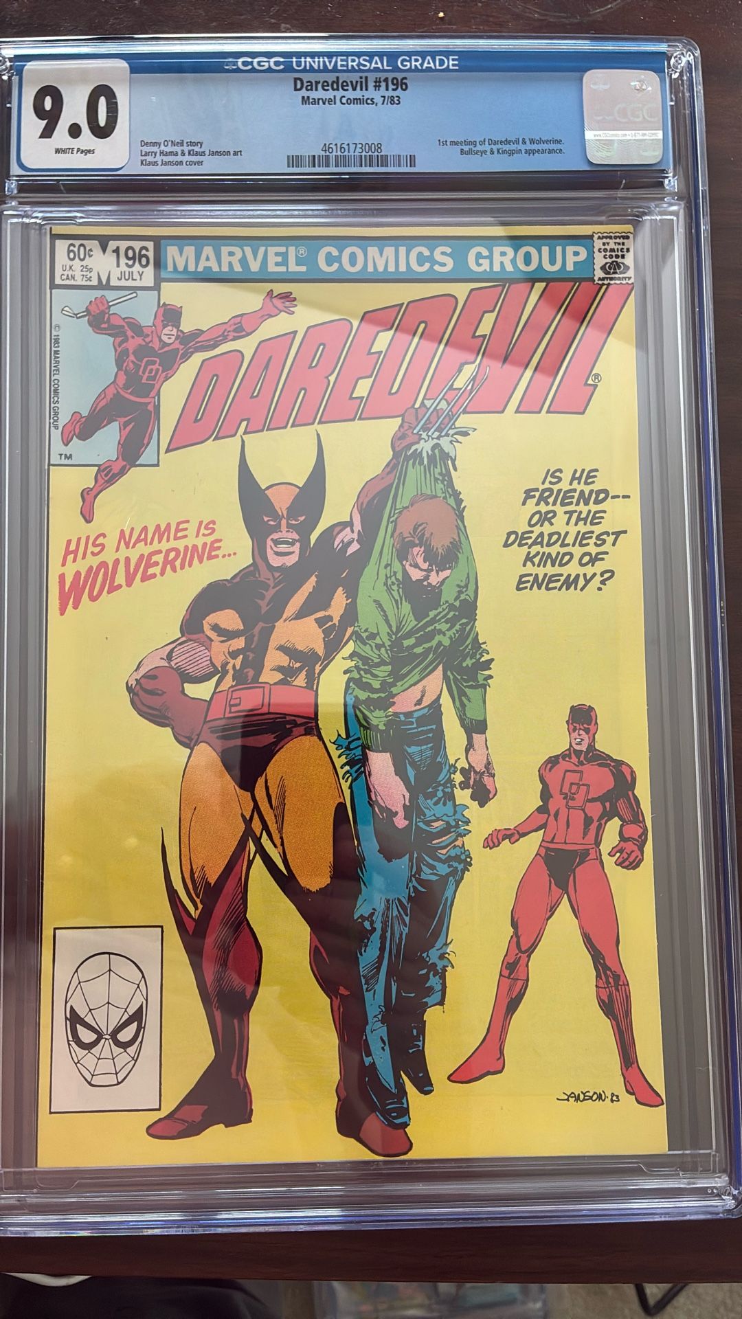 Daredevil #196 CGC 9.0