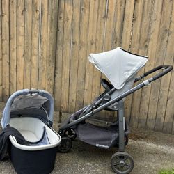 Uppa Baby Vista Stroller With Bassinet and Mosquito Net