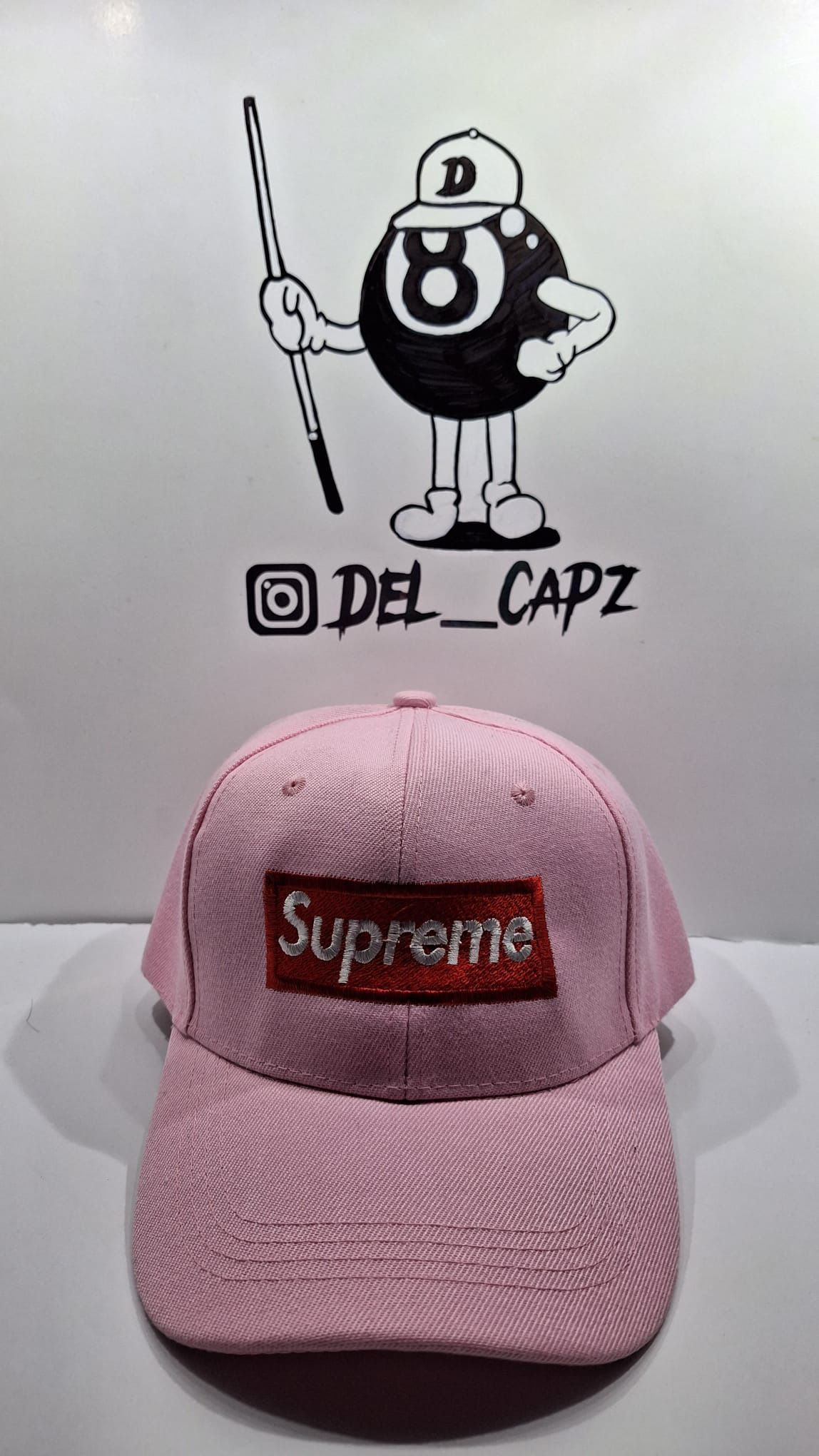 Supreme Pink Hat