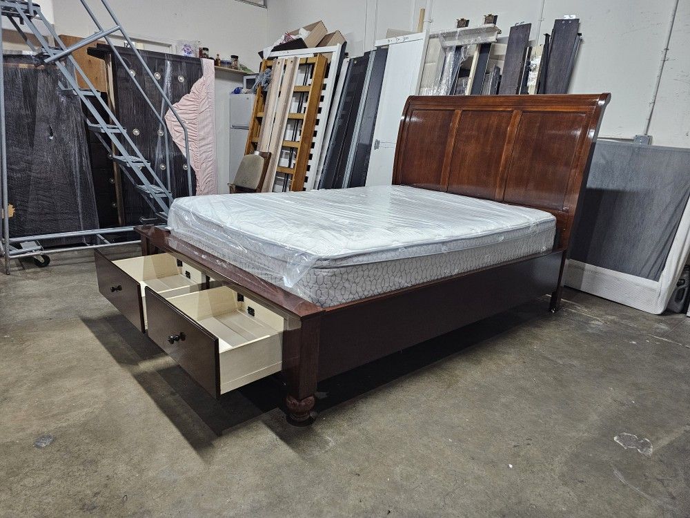 Queen Bed And Mattress