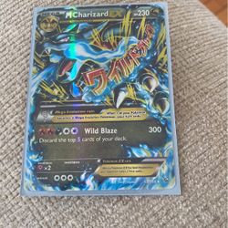 Rare MCharizardEx Blue Edition 