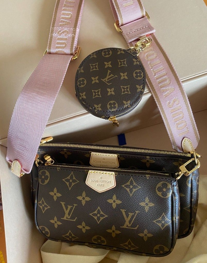 URGENT SALE: LV Multi Pochette 5-in-1 Bag - Rose Creme (Pink) - MUST SELL!