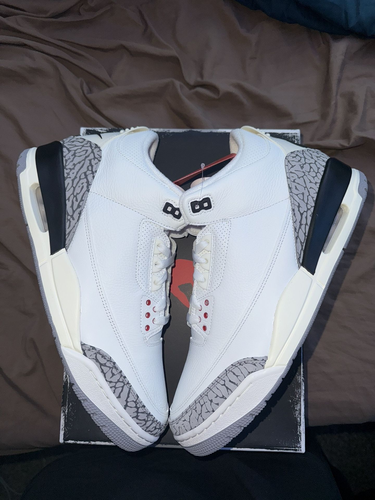 Men’s Jordan 3 White Cement Reimagined Size 12