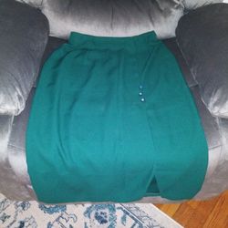Turquoise Skirt