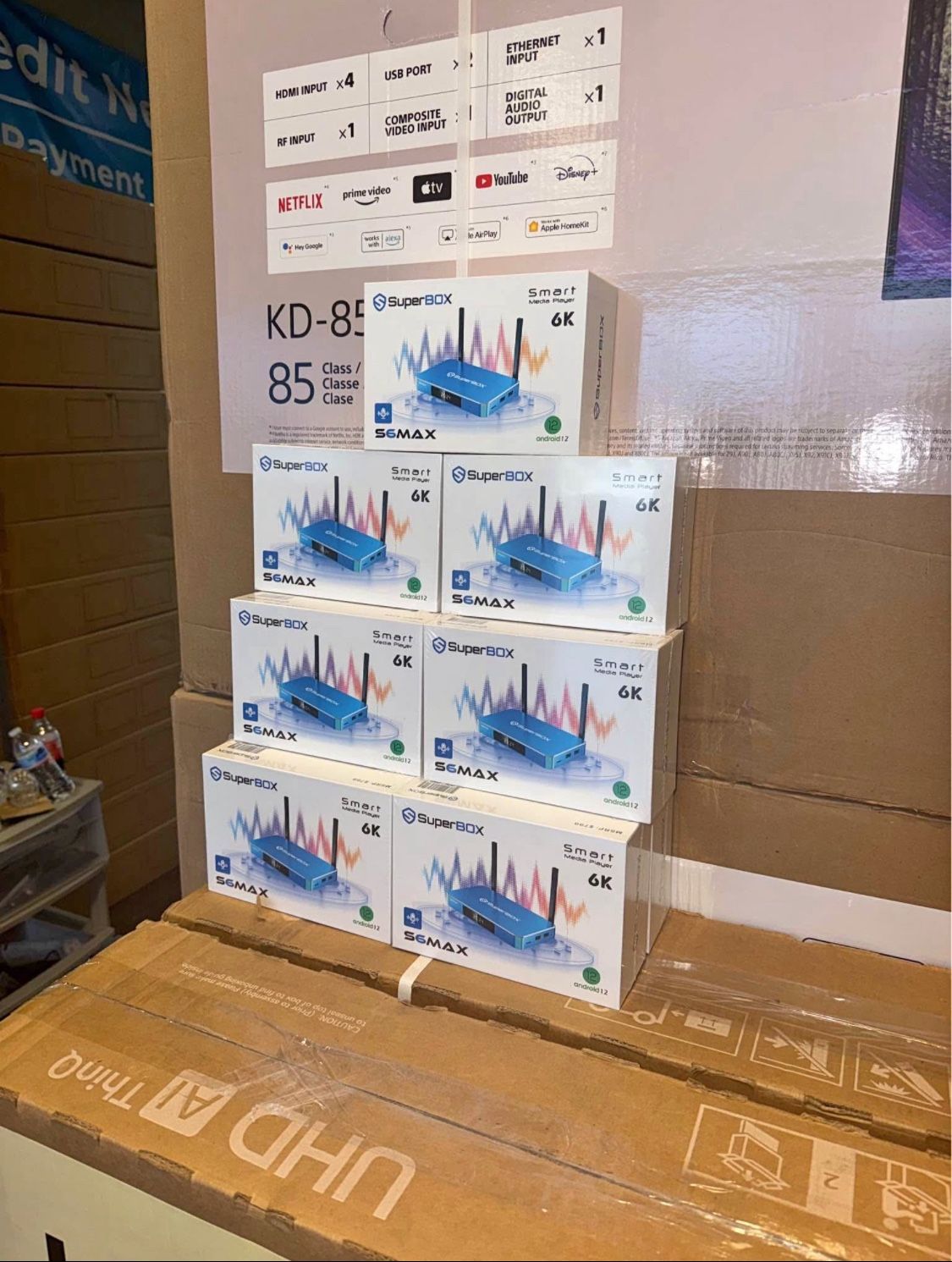 SUPERBOX S6 MAX - FULLY LOADED - BRAND NEW, 1 YEAR WARRANTY ‼️ VSEEBOX AVAILABLE ✅