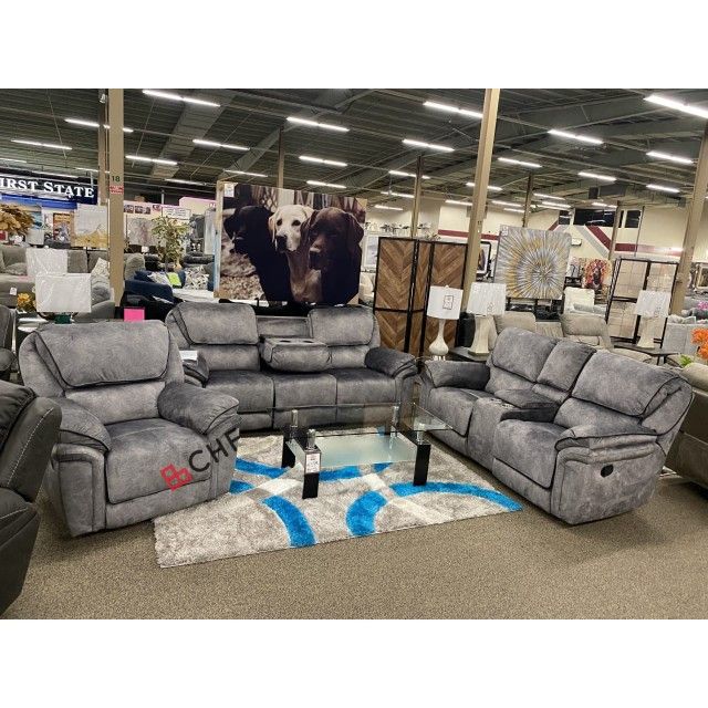 2 pc manual motion living room recliner sofa set | sofa + Loveseat // MEMORIAL DAY SALE
