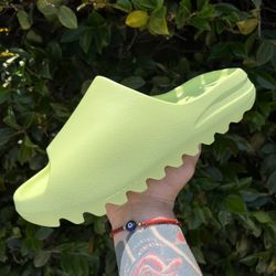 Yeezy Slide Green Glow