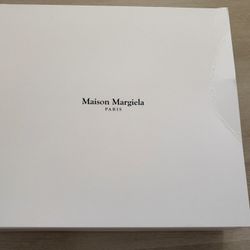 Maison Margiela Paris White Box 20 1/4 X 19 1/4 X 5”D With Signature Ribbon 