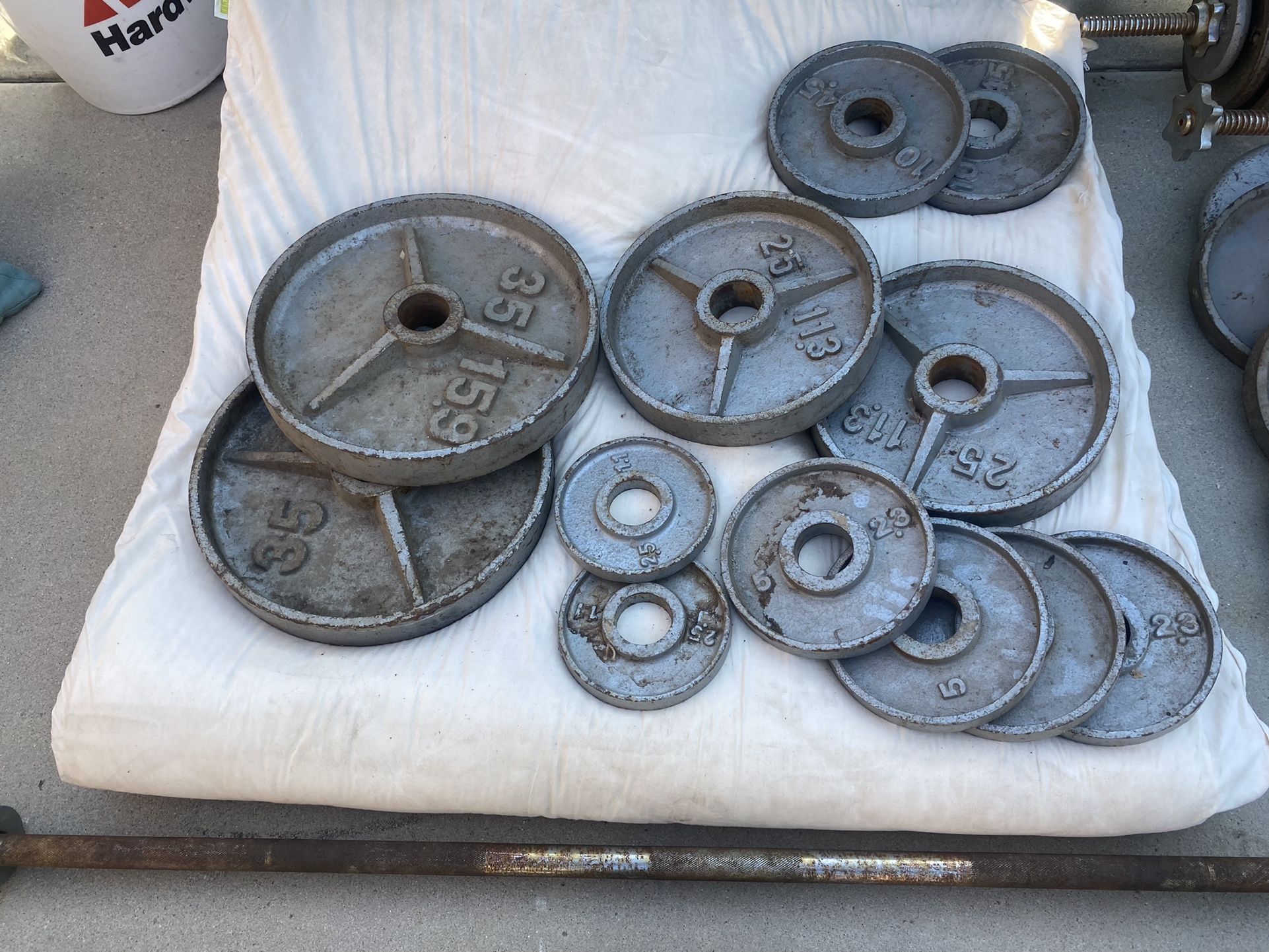 Olympic Bar And Weights