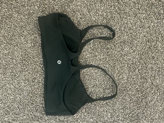 Lululemon Green Wonder Train Bra 