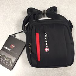 SwissGear Multifunction Nylon Bag With Strap. Black