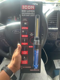 ICON 800 Lumen Rechargeable Slim Bar Light