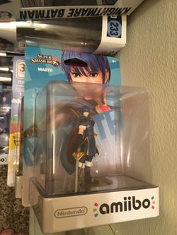 Nintendo Amiibo Super Smash Brothers Marth (1st Print)