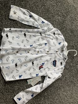 5t button up shirt