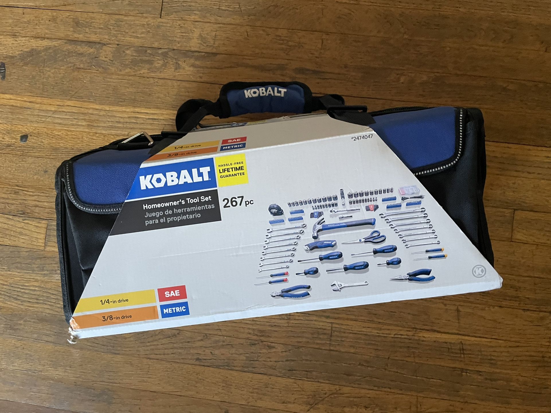 Kobalt 267 Piece Household Tool Set With Soft Case