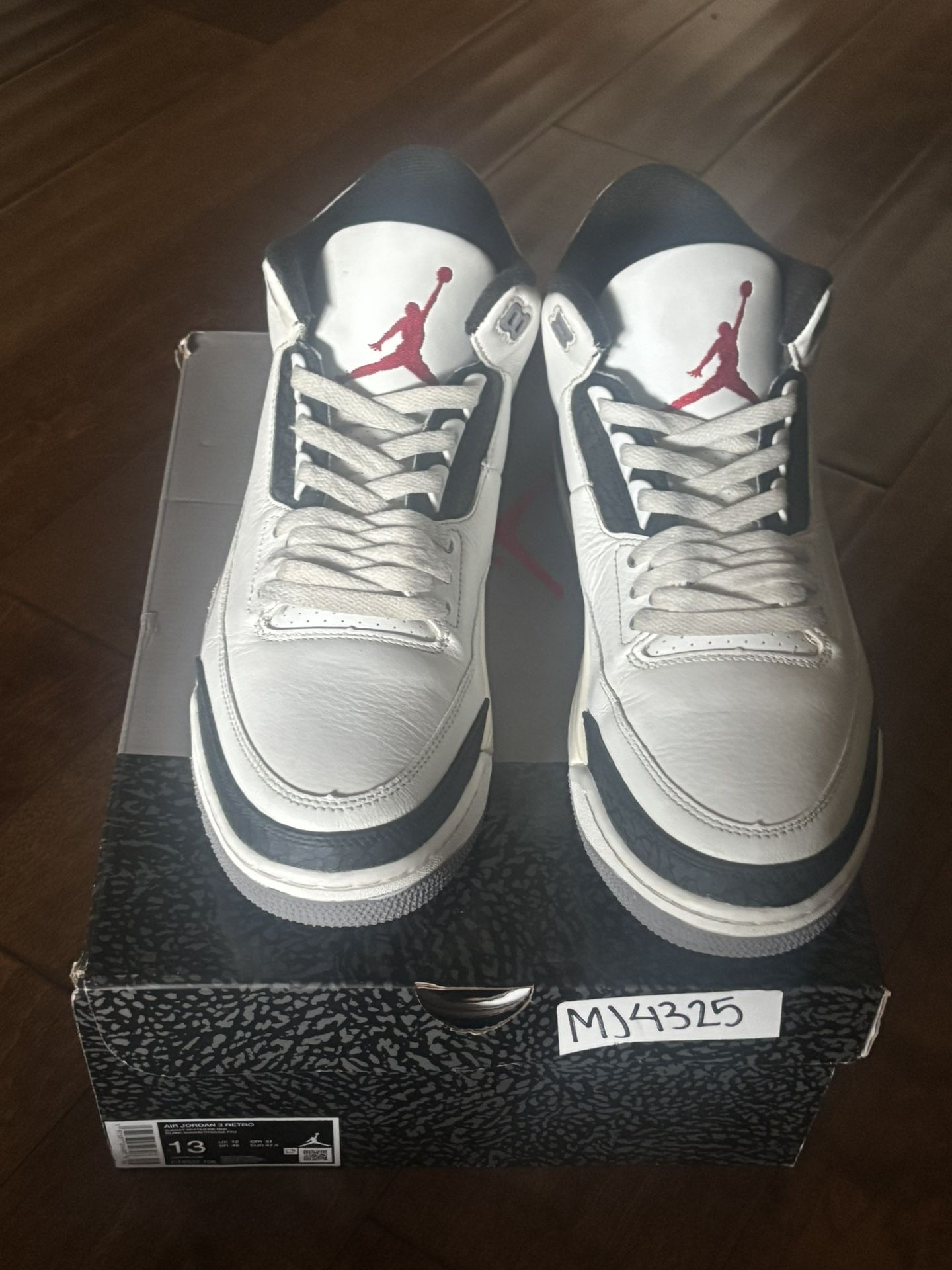 Air Jordan 3 Retro Cement Grey 13m