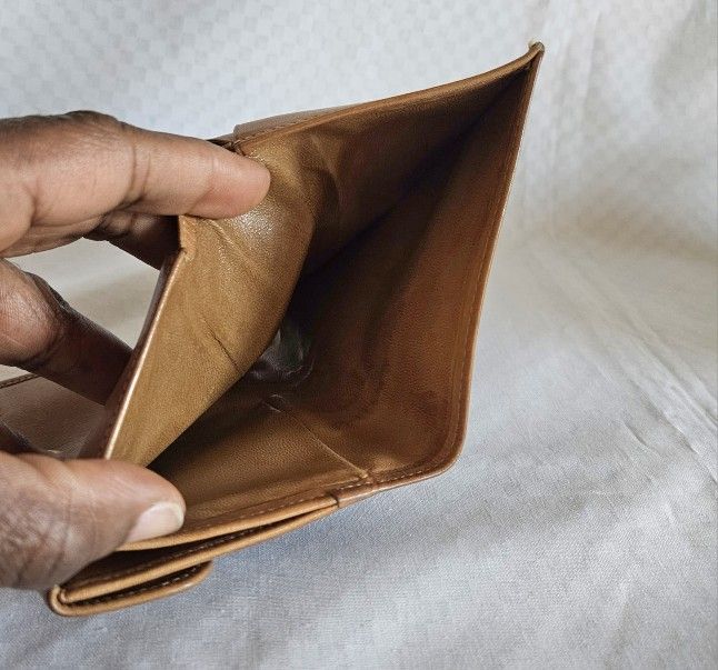 Authentic Gucci Brown Metallic Gold Designer Bifold Wallet (LIMITED EDITION)