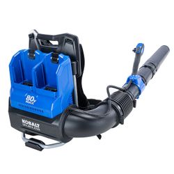 Kobalt 80V MAX Brushless Backpack Blower Kit with 2 Batteries