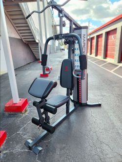 🚩Versatile heavy-duty HomeGym. 150lb selectorized weight stack. 15 Exercises over. Homestead 33033,Delivery for extra

It has a dual-action press arm