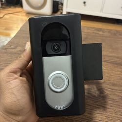Ring Video Doorbell (Battery) + No-Drill Apartment Mount