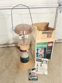 Century Primus 5500 Deluxe Double Mantle Propane Lantern w/ propane and user guide