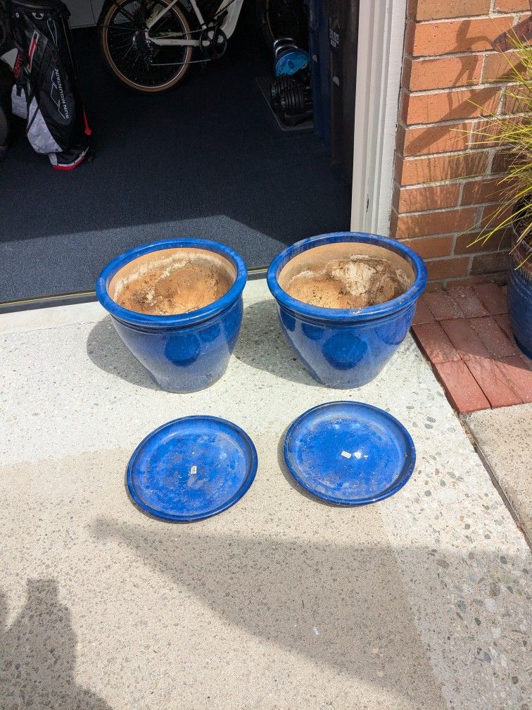 Two Beautiful Ceramic Pots