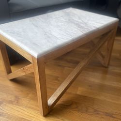 Real Marble Side Tables 
