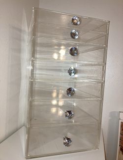 7 Drawer Acrylic Vanity Glamourebox 