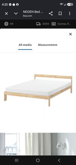 Twin Ikea Wood Bedframe