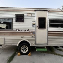 1986 NOMAD BY SKYLINE TRAVEL TRAILER EVERYTHING WORKS CLEAN INSIDE